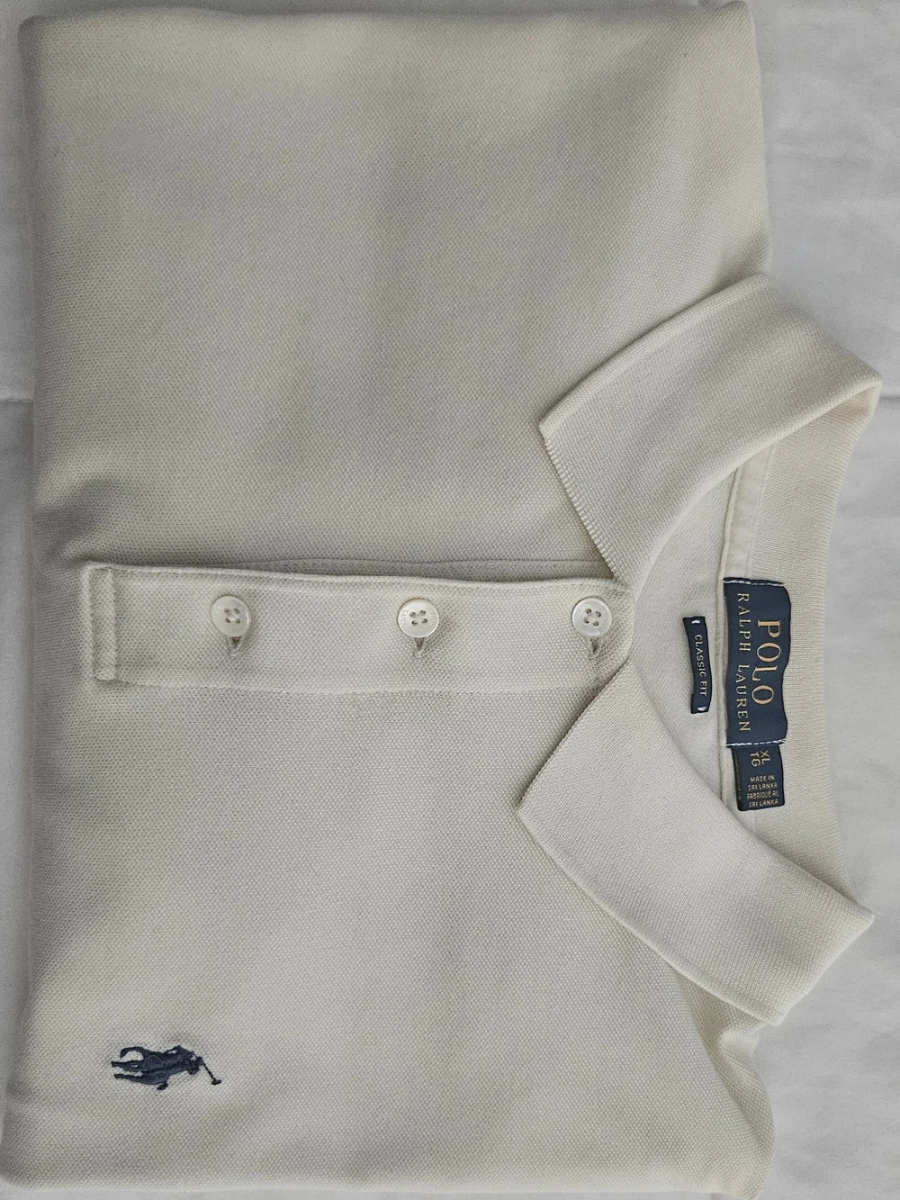 New-Polo by Ralph Lauren Men’s Classic Fit Polo - Cream